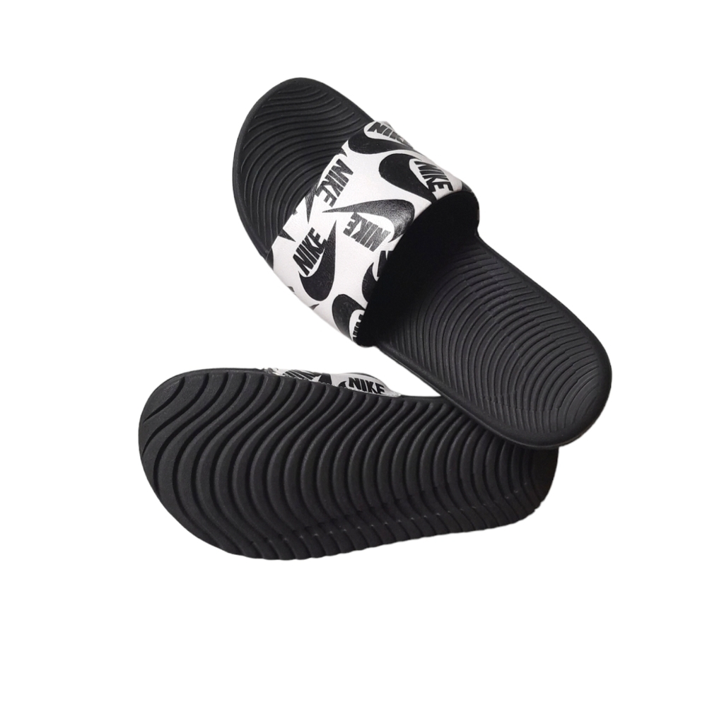 Black and White Nike Slides - Picture 2 of 2